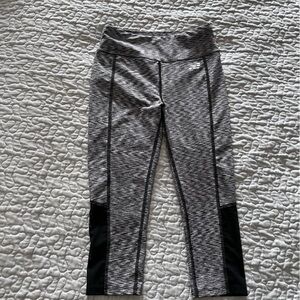 BCG Kids Gray and Black Leggings 
Girls size 7/8